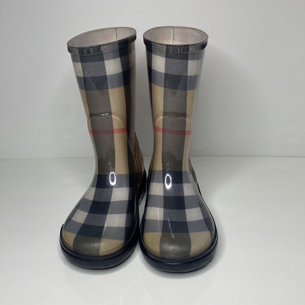 Authentic Burberry Kids rain Boots (unisex)